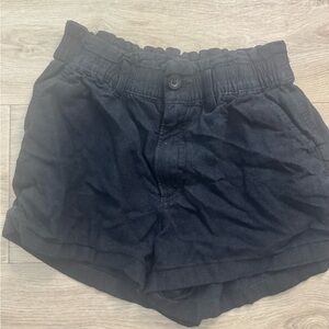 Hollister Women's High Waist Black Shorts